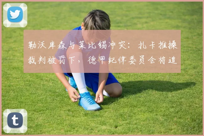 勒沃库森与莱比锡冲突:扎卡推搡裁判被罚下,德甲纪律委员会将追加禁赛