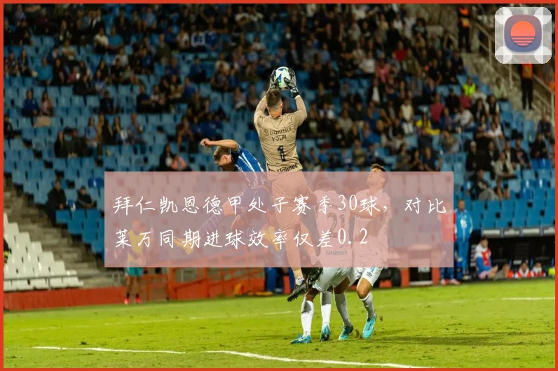 拜仁凯恩德甲处子赛季30球，对比莱万同期进球效率仅差0.2